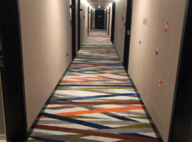 RADISSON BLU CORRIDOR WALLPAPER & CARPET